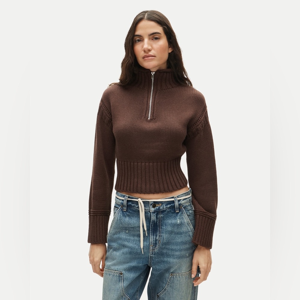 NWT J.Crew Tiny Rollneck in Cubeb Berry